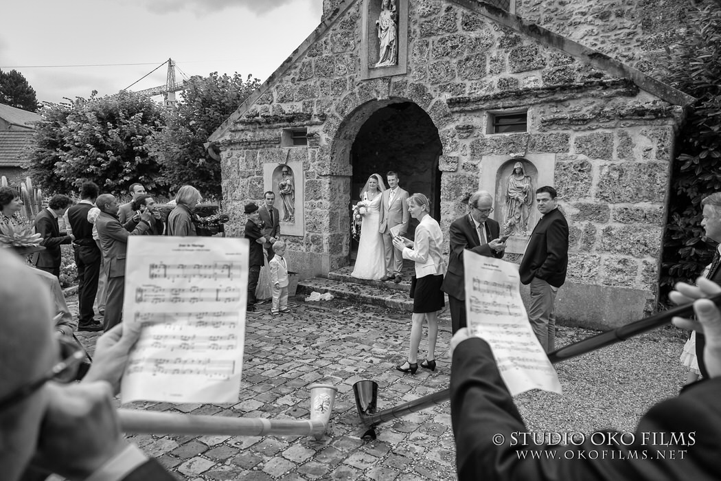 Reportage de mariage en noir et blanc Paris © Studio Oko Films