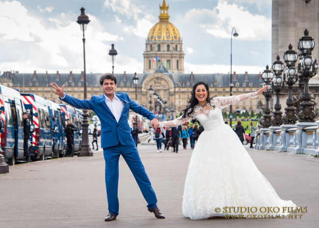 Photographe mariage Paris. Photos du couple.© Studio Oko Films